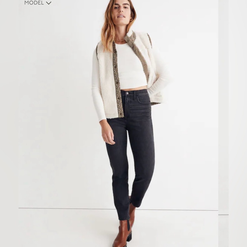 Madewell High Rise Slim Straight Jeans